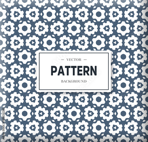 Geometric ornamental vector pattern. Seamless design.