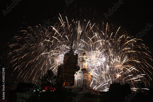 Fireworks in Moscow