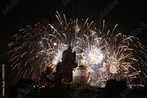 Fireworks in Moscow