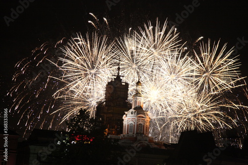 Fireworks in Moscow