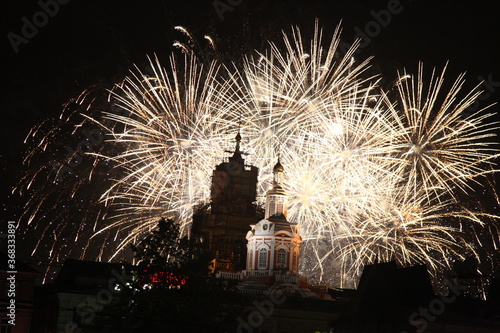 Fireworks in Moscow