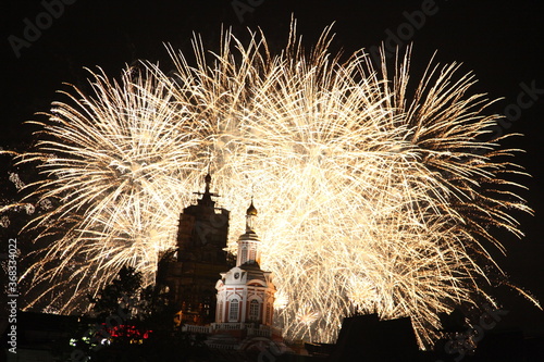 Fireworks in Moscow