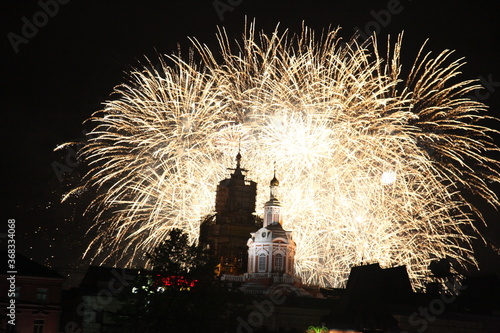 Fireworks in Moscow