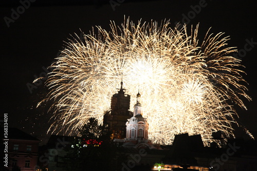 Fireworks in Moscow