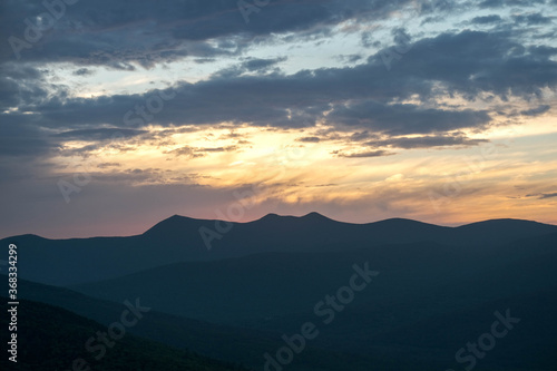 sunrise over the mountains © Nathaniel