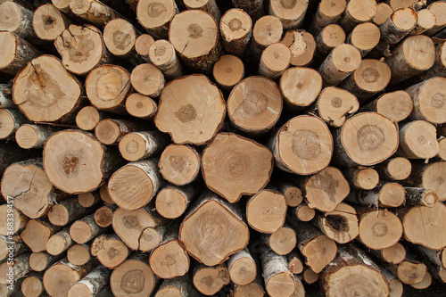 stack of firewood texture background