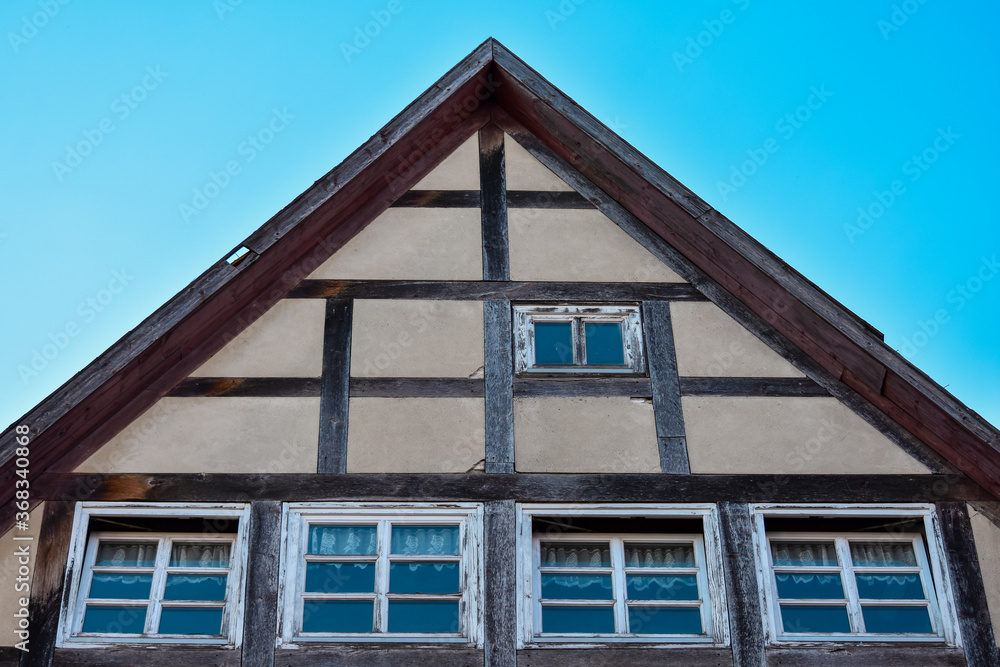 ancient architecture in the city Bad Wildungen in Germany