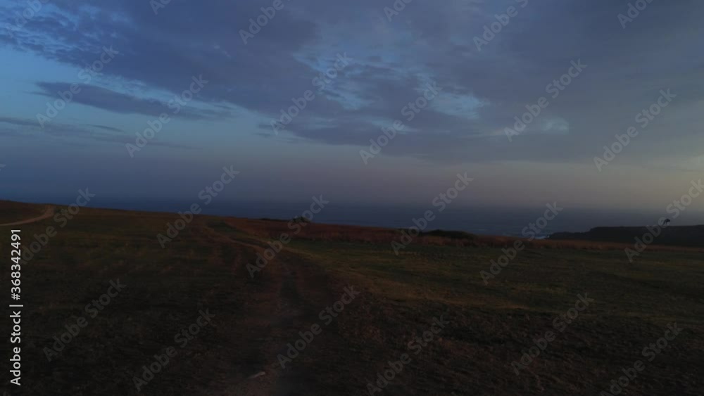 Scenic view in the coast of A Coruna. Galicia,Spain. Aerial Drone Footage. Scenic view in the coast of A Coruna. Galicia,Spain. Aerial Drone Footage.