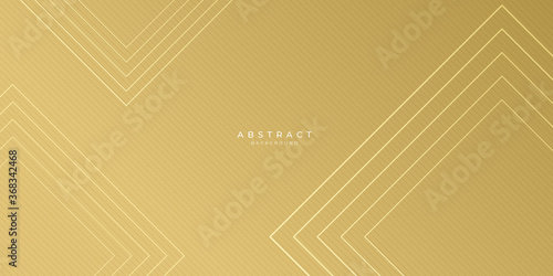 Modern luxury gold curve wave lines presentation background