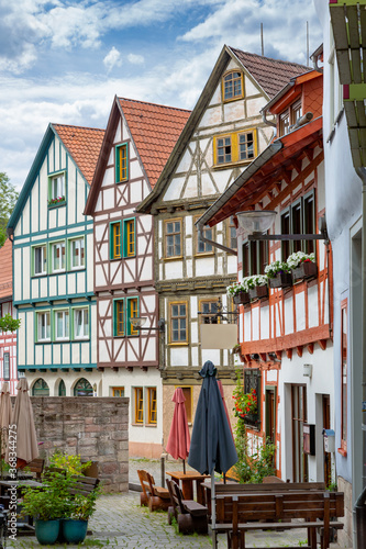 modern cafe in the middle ages