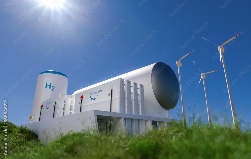 Hydrogen renewable energy production - hydrogen gas for clean ...