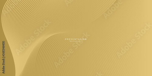 Brown yellow and gold abstract geometric frame background with golden sparkle element
