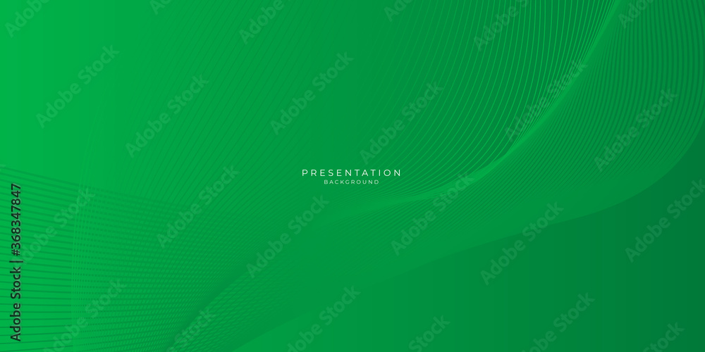 Green wave abstract lines background Green wave abstract lines background