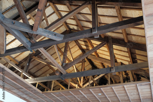 木造建屋の天井構造