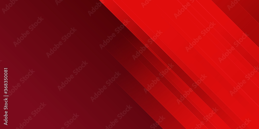 Obraz premium Geometric red background