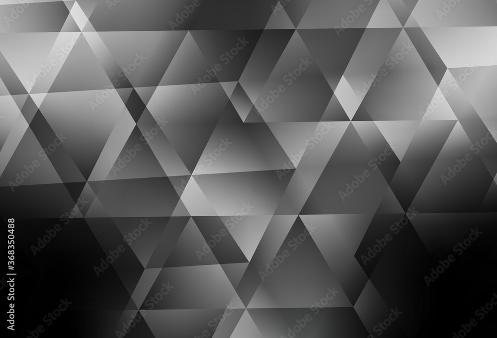 Obraz premium Light Gray vector abstract mosaic pattern.
