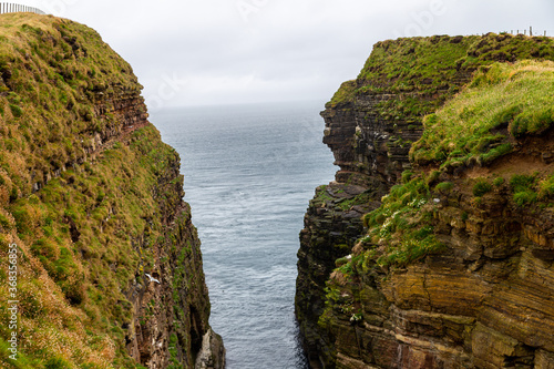 Fototapeta cliffs in Scotland John O Groats United Kingdom