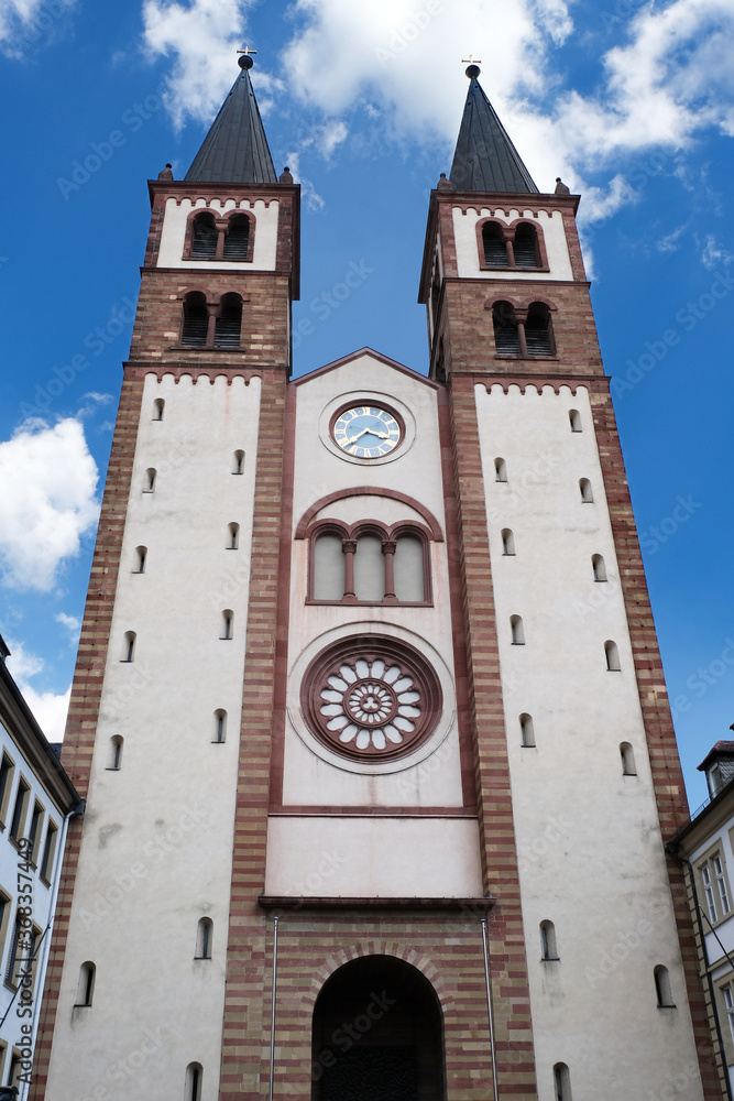 Fototapeta premium Würzburg Cathedral fo Saint Kilian