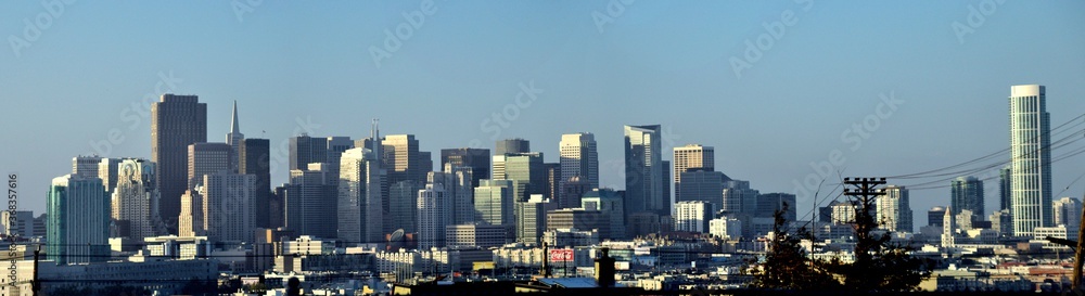 Panoramic Skyline Photo - San Francisco