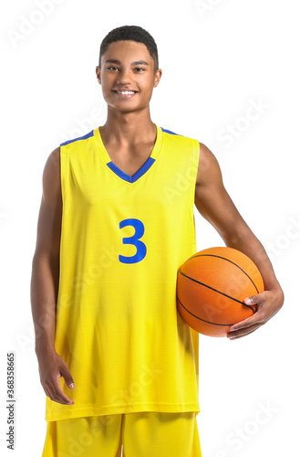 Young African-American bask...