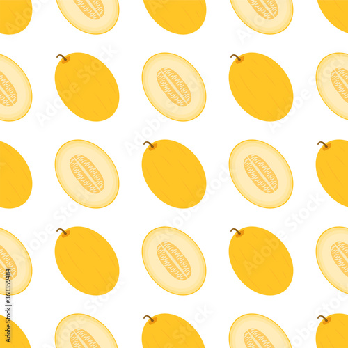 Wallpaper Mural Melon. Seamless Vector Pattern Torontodigital.ca