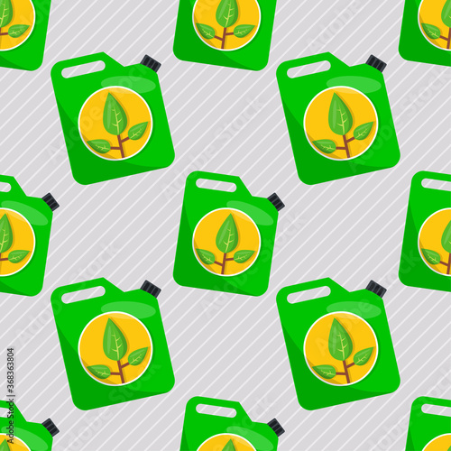eco fuel seamless pattern vector illustration 