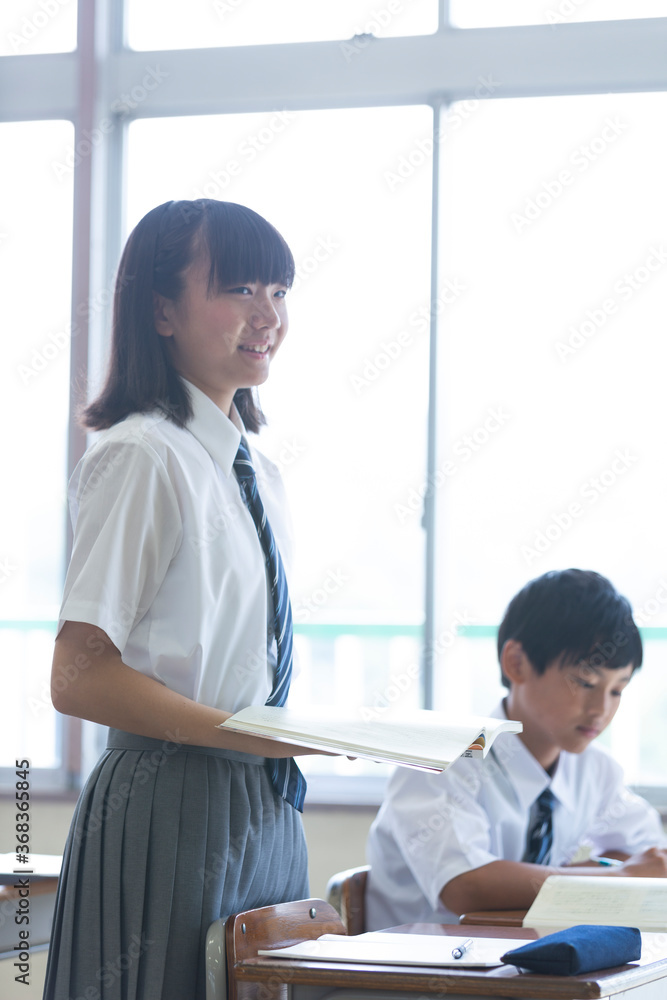 中学生の授業風景 中学生の授業風景