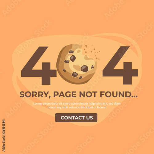 404 error design with cookie