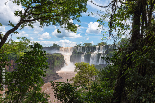 Cascading, Iguazu Falls, Misiones, Argentina