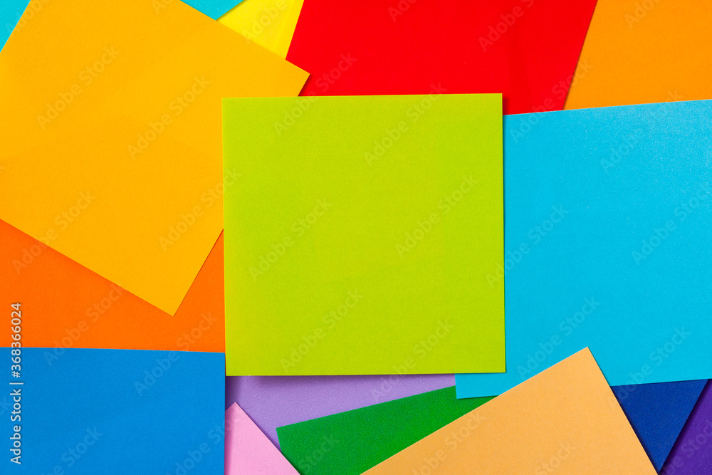 Many of colorful notes
Many of colorful notes