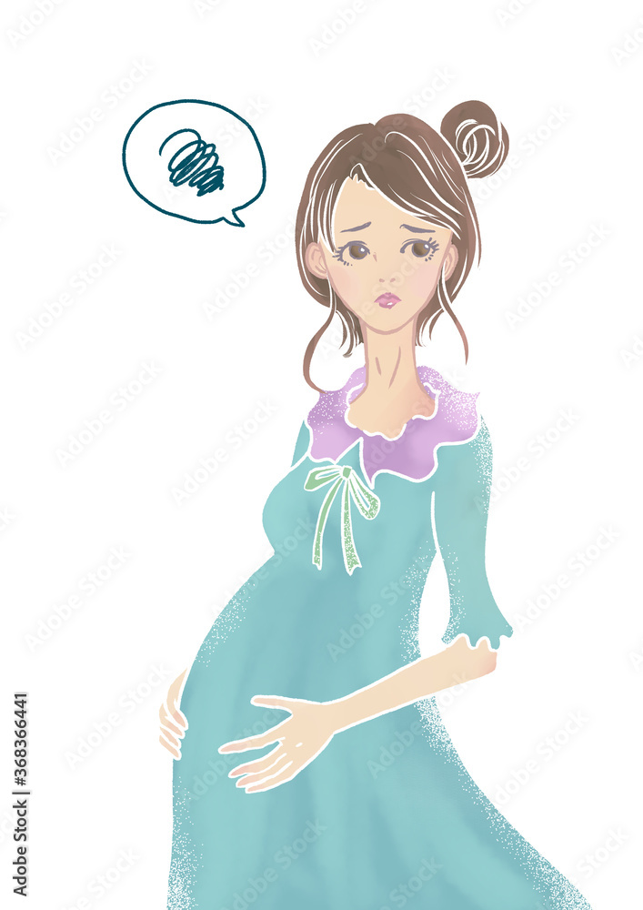 かわいい困り顔の妊婦イラスト Stock イラスト Adobe Stock かわいい困り顔の妊婦イラスト Stock イラスト Adobe Stock