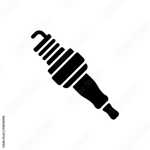 spark plug icon vector symbol template