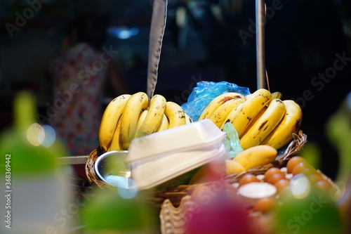 Thai Street food in the night market at Thailand