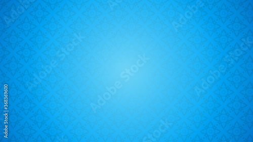 Blue Thai pattern background vector illustration. Thai element pattern on blue background.