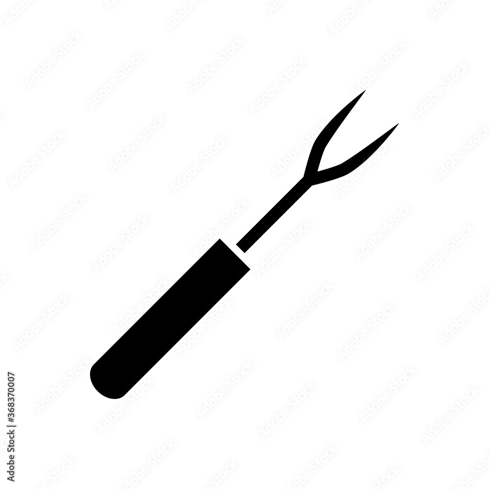barbecue fork icon vector symbol template barbecue fork icon vector symbol template