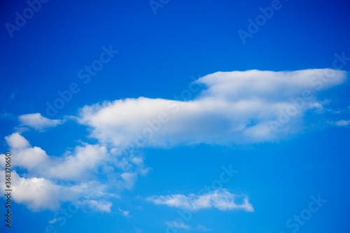 Blue sky and clouds. Desktop wallpaper.