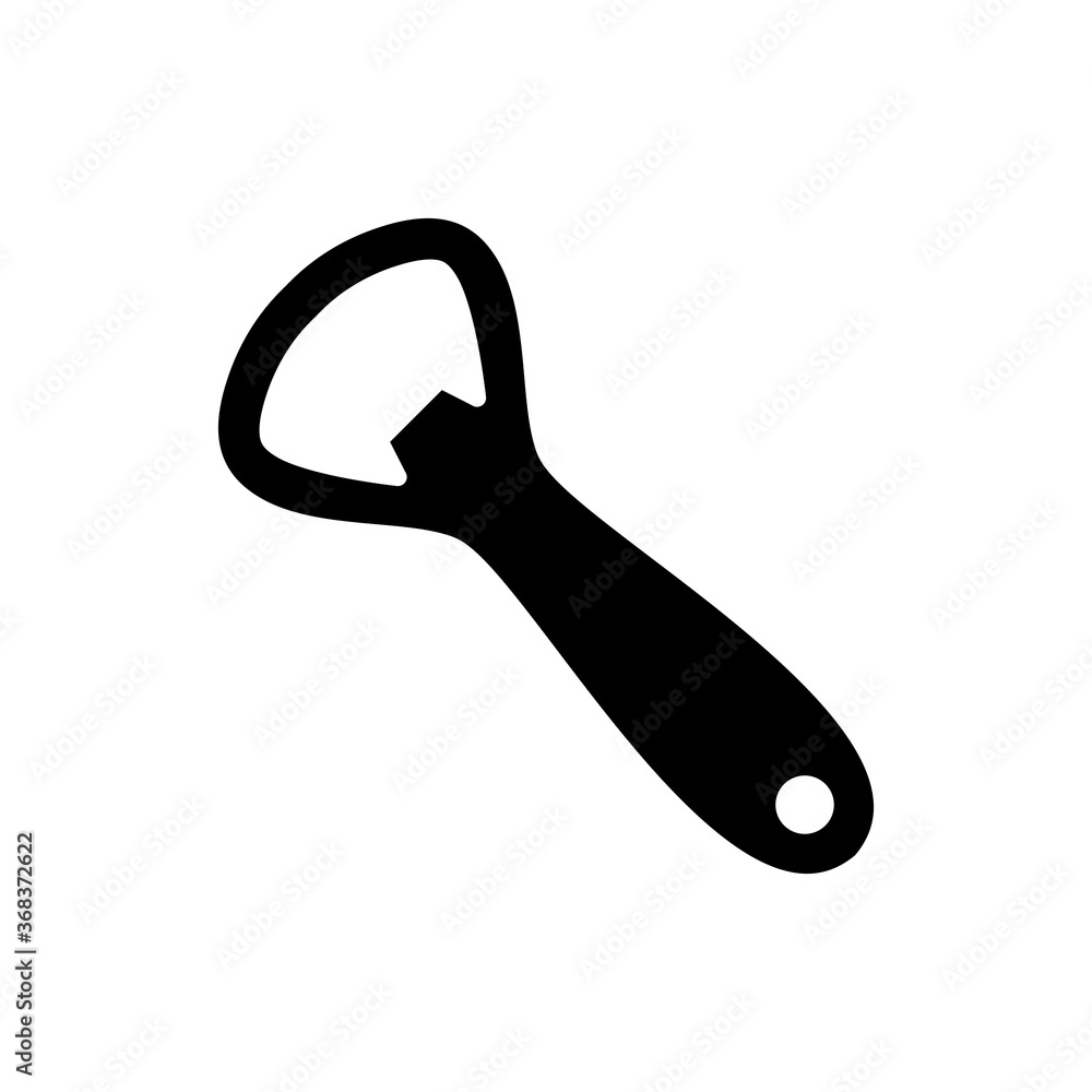 bottle opener icon vector symbol template bottle opener icon vector symbol template