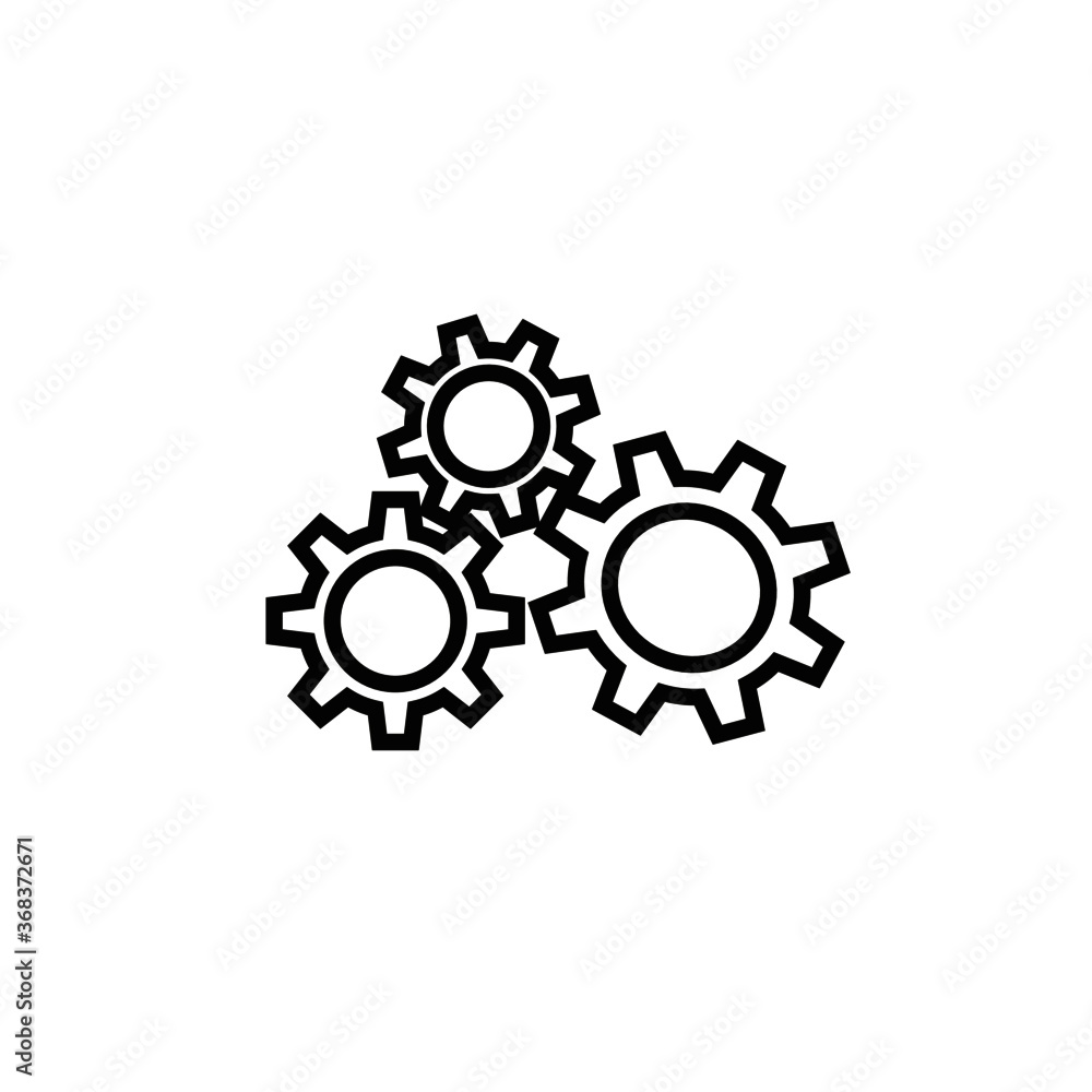 gears and cogs vector - illustration
