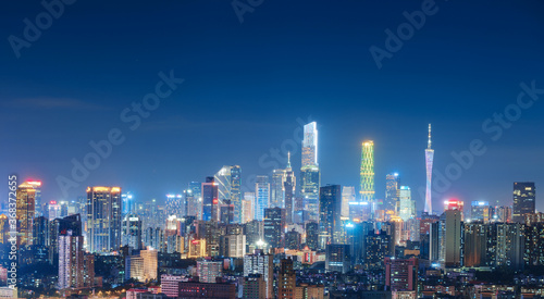 Wallpaper Mural Guangzhou skyline from Baiyun moutain top Torontodigital.ca