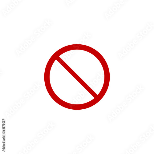 Free Download prohibition sign vector - illustration - GFXLoad