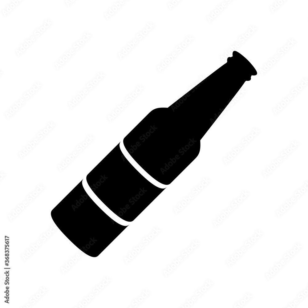 bottle beer icon vector symbol template bottle beer icon vector symbol template