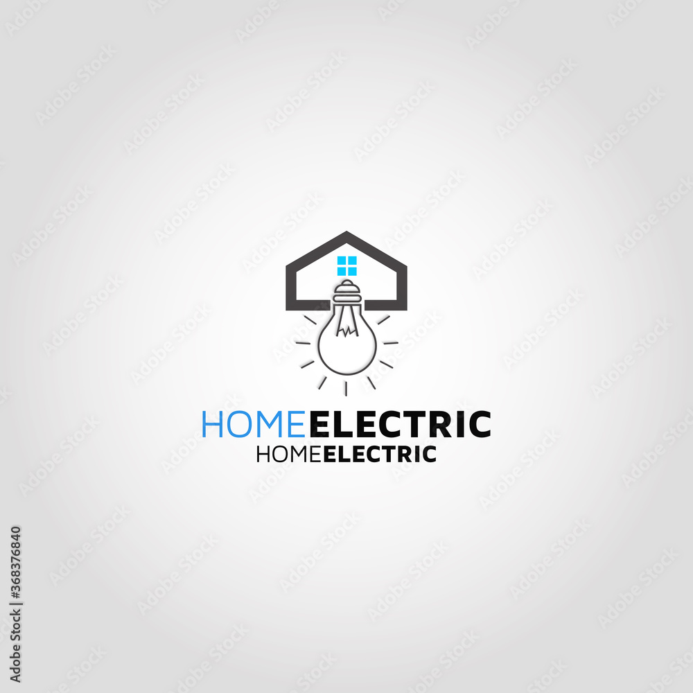 Home Electric Vector logo design template Home Electric Vector logo design template