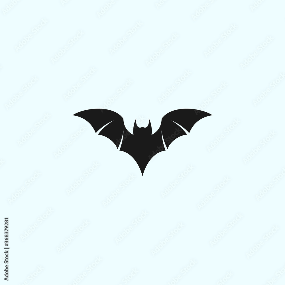 bat Logo vector silhouette icon bat Logo vector silhouette icon