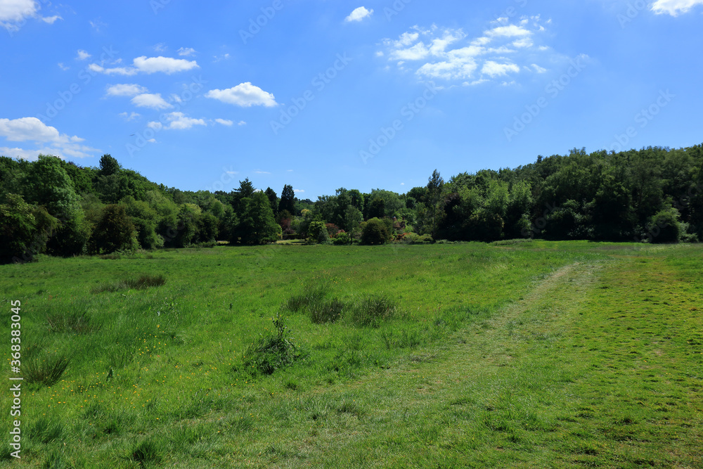 A scenic landscape view of the countryside around Westerham in Kent