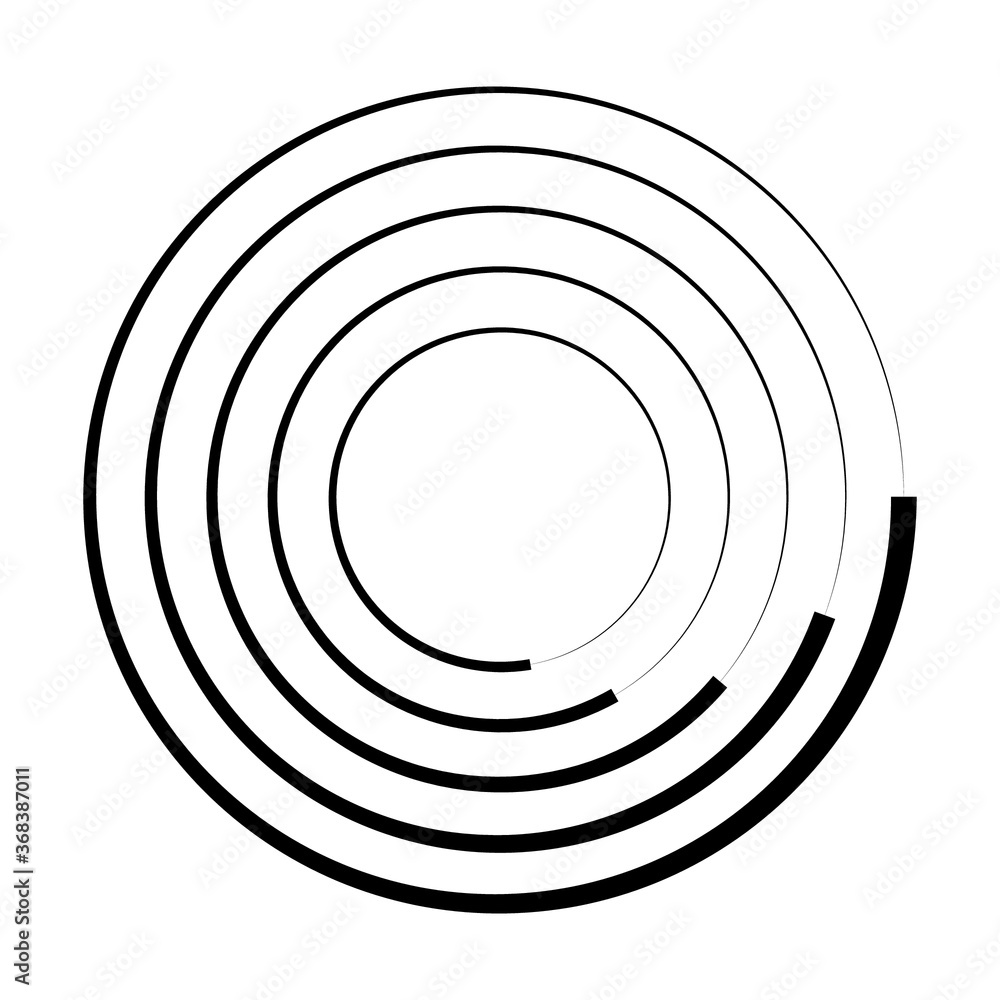 Lines in Circle Form . Spiral Vector Illustration .Technology round Logo . Design element . Abstract Geometric shape . Striped border frame for image Lines in Circle Form . Spiral Vector Illustration .Technology round Logo . Design element . Abstract Geometric shape . Striped border frame for image