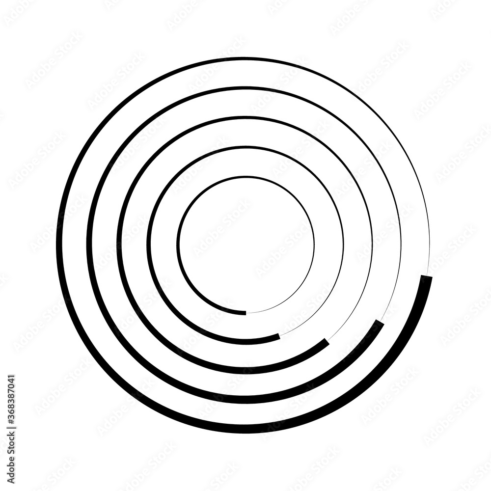 Lines in Circle Form . Spiral Vector Illustration .Technology round Logo . Design element . Abstract Geometric shape . Striped border frame for image Lines in Circle Form . Spiral Vector Illustration .Technology round Logo . Design element . Abstract Geometric shape . Striped border frame for image