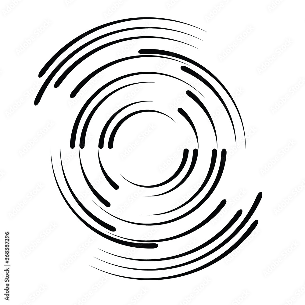 Lines in Circle Form . Spiral Vector Illustration .Technology round Logo . Design element . Abstract Geometric shape . Striped border frame for image Lines in Circle Form . Spiral Vector Illustration .Technology round Logo . Design element . Abstract Geometric shape . Striped border frame for image