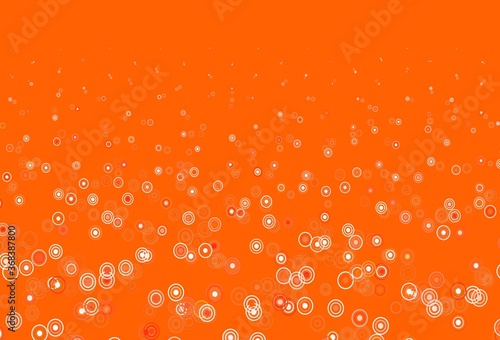 Light Red vector background with spots.