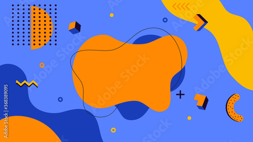 Abstract colorful fun background