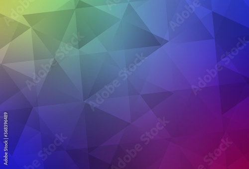 Light Multicolor vector low poly background.